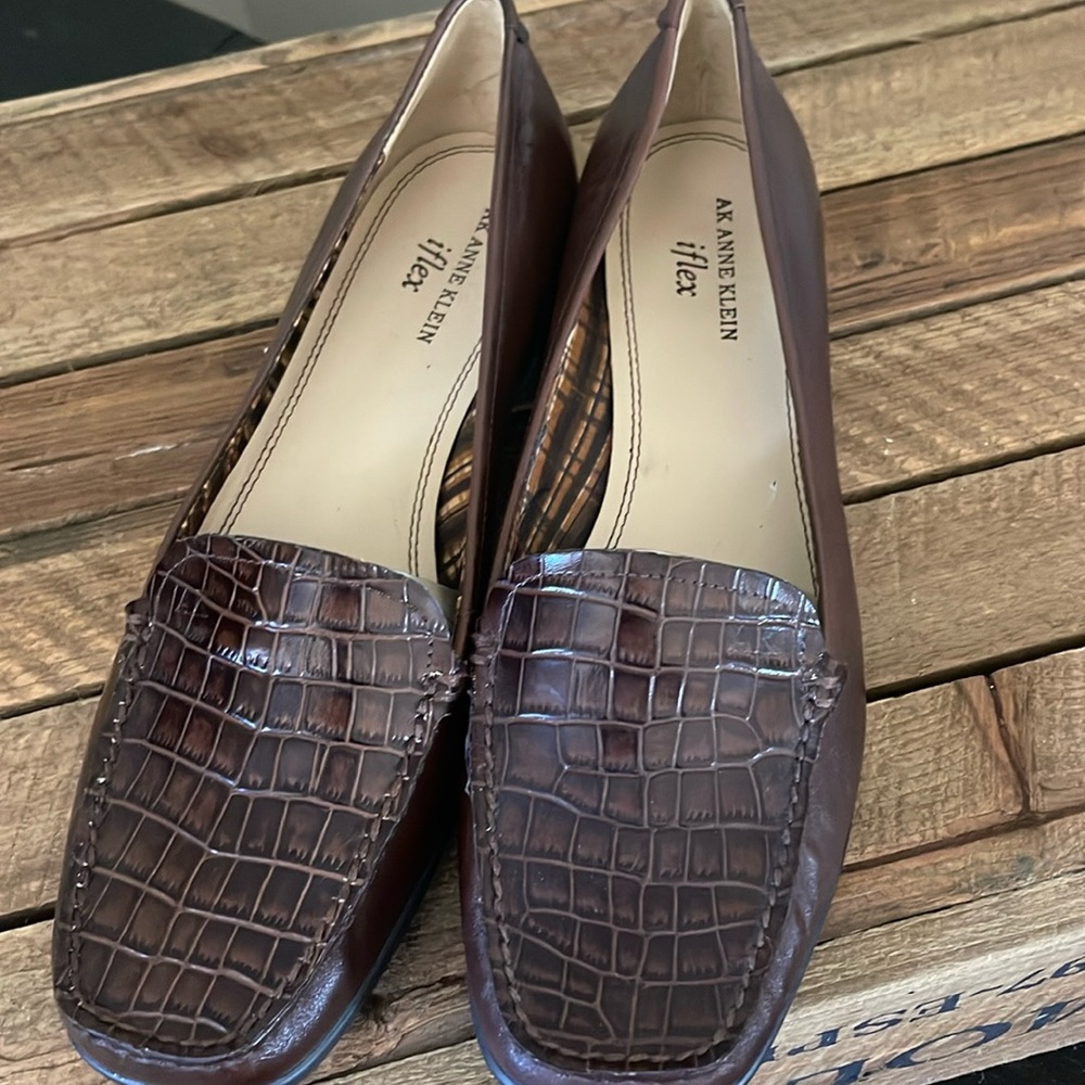 Ann Klein iflex Brown loafers